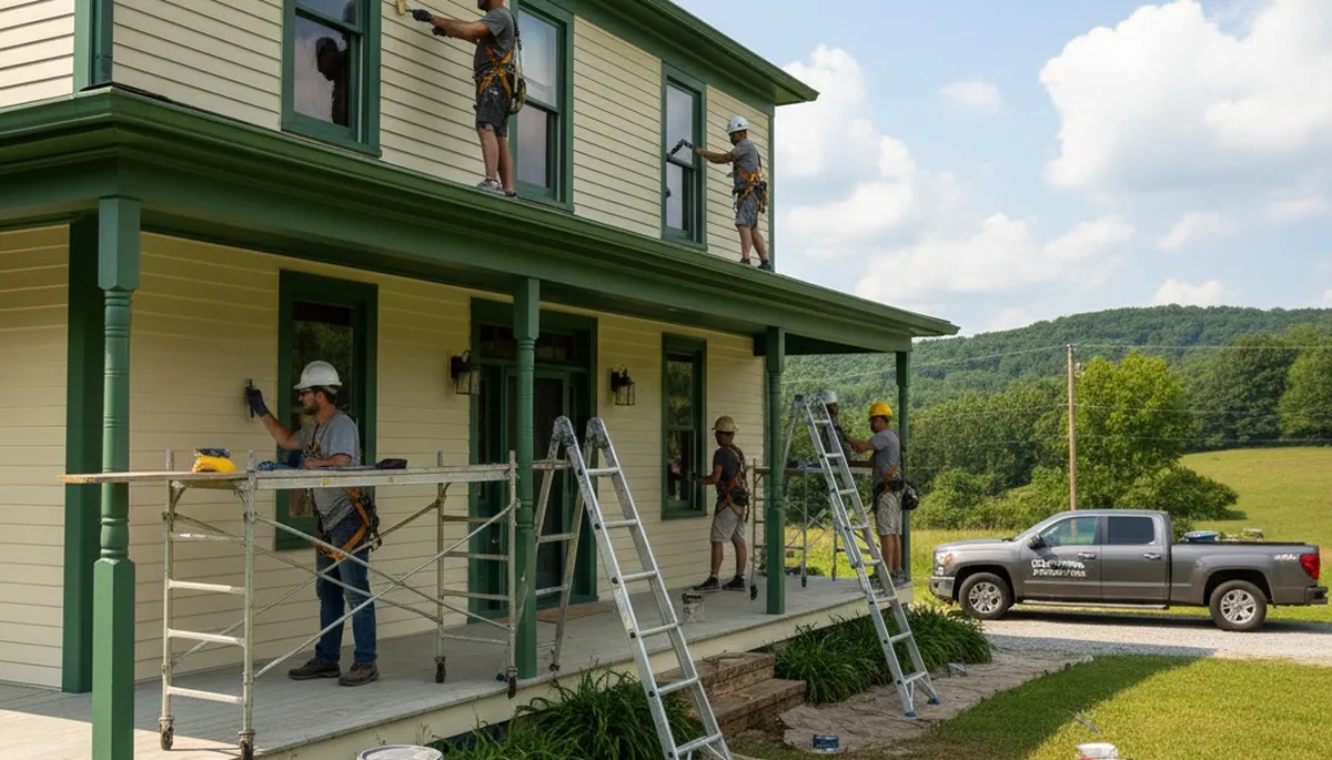 Nashville, TN painting contractor providing professional interior and exterior painting services