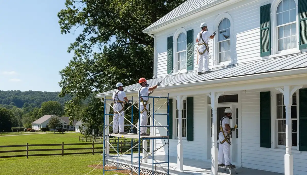 Painting contractor in Nashville, TN providing professional interior and exterior painting services