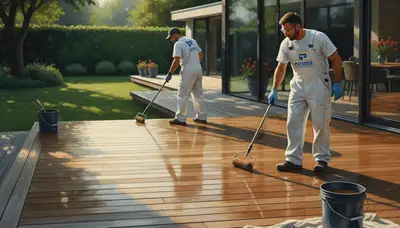 Deck painting service in Nashville, TN for durable, weather-resistant outdoor wood protection