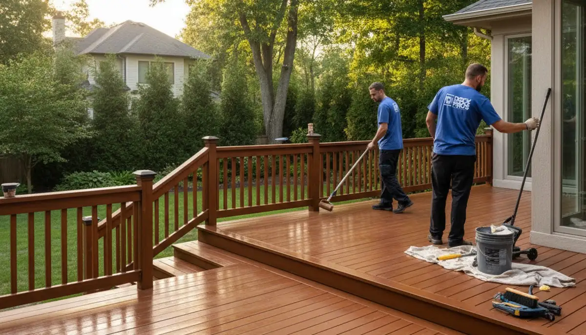 Professional deck staining service in Nashville, TN for lasting protection and curb appeal