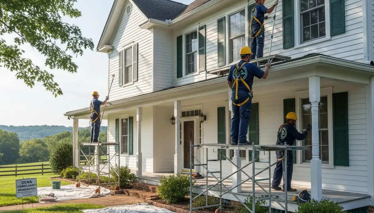 Nashville, TN painting contractors providing professional interior and exterior house painting services