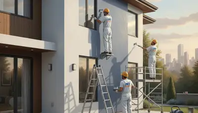 Nashville house painting crew providing exterior and interior painting services in Nashville, TN