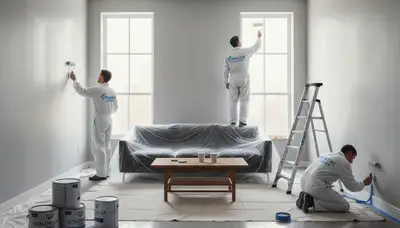 Interior house painting in Nashville, TN by professional painters with clean, durable finish