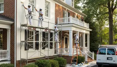 Painting contractor in Nashville, TN providing professional interior and exterior house painting services
