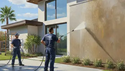 Pressure cleaning service in Nashville, TN for exterior surfaces and curb appeal restoration